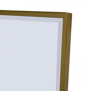 Modern Rectangular Wall Mirror Beveled for Bedroom Washroom Porch