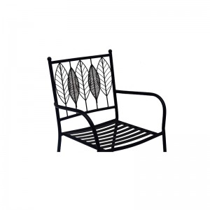 Patio Kursi Makan Kursi Bistro Stackable Metal Sandaran Tangan Halaman Taman Luar Ruangan Semua Cuaca Kursi Besi