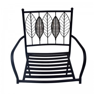 Patio Kursi Makan Kursi Bistro Stackable Metal Sandaran Tangan Halaman Taman Luar Ruangan Semua Cuaca Kursi Besi