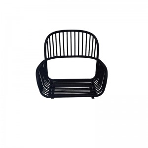 Patio Dining Chair Stackable Chair ស៊ុមដែក កៅអីដែក កៅអីទំនើប គ្រឿងសង្ហារឹមក្រៅផ្ទះ