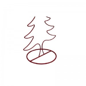 Christmas Tree Desktop Metal Ornament