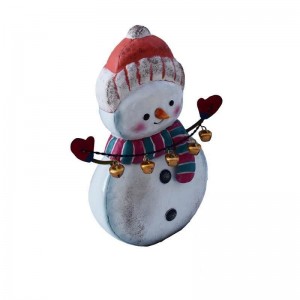Christmas Snowman Statue Ornament