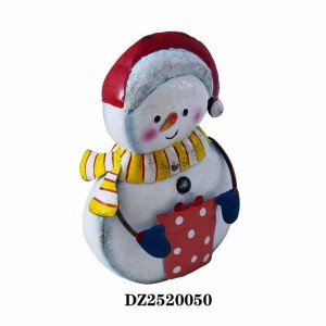 Christmas Snowman Statue Ornament